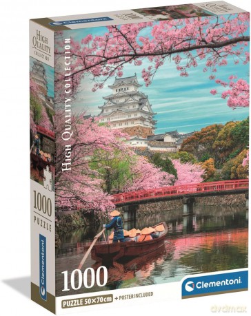 CLEMENTONI 1000 el. Himeji Castle In Spring [PUZZLE]