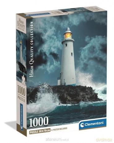 CLEMENTONI 1000 el. Lightouse In The Storm [PUZZLE]