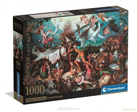 CLEMENTONI 1000 el. Museum Bruegel, The Fall Of The Rebel [PUZZLE]