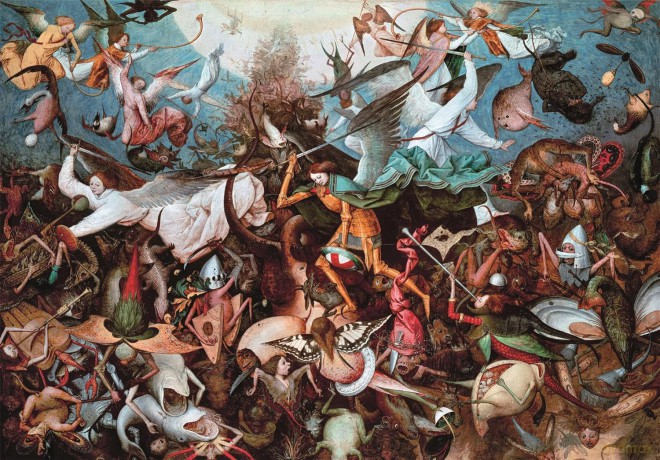CLEMENTONI 1000 el. Museum Bruegel, The Fall Of The Rebel [PUZZLE]