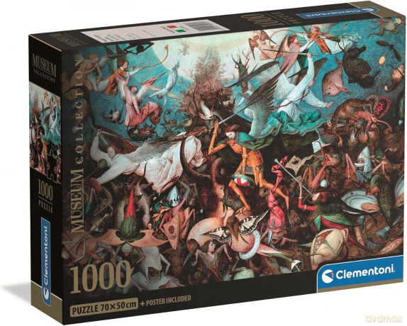 CLEMENTONI 1000 el. Museum Bruegel, The Fall Of The Rebel [PUZZLE]