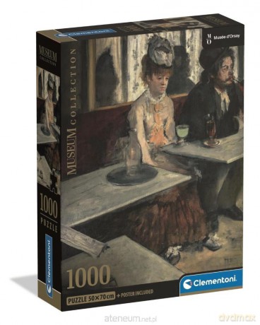 CLEMENTONI 1000 el. Museum Degas, Dans Un Cafe [PUZZLE]