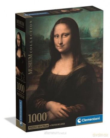 CLEMENTONI 1000 el. Museum Leonardo - Gioconda [PUZZLE]