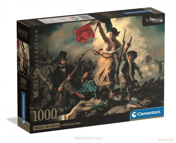 CLEMENTONI 1000 el. Museum Liberty Leading The People [PUZZLE]