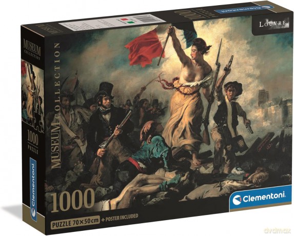 CLEMENTONI 1000 el. Museum Liberty Leading The People [PUZZLE]