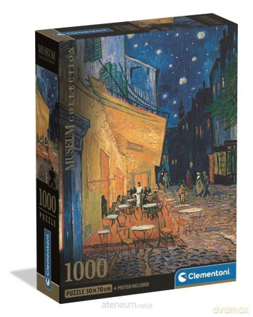 CLEMENTONI 1000 el. Museum Van Gogh - Esterno Di Caffe [PUZZLE]