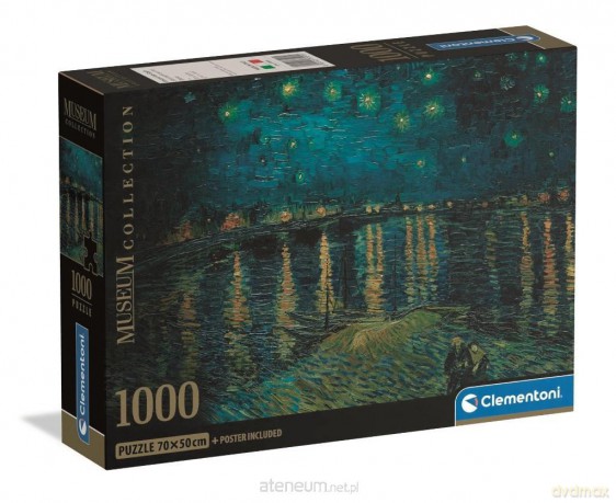 CLEMENTONI 1000 el. Museum Van Gogh - Notte Stellata [PUZZLE]