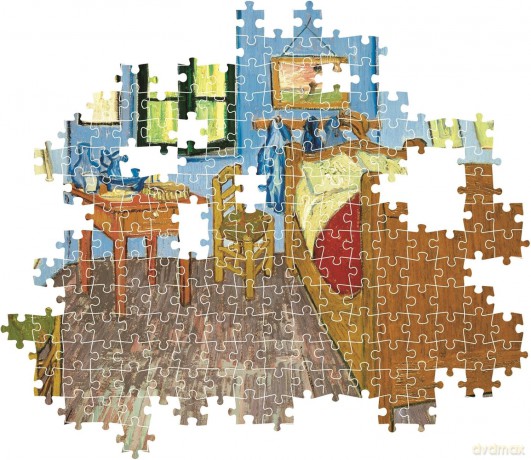 CLEMENTONI 1000 el. Museum Van Gogh: Bedroom In Arles [PUZZLE]