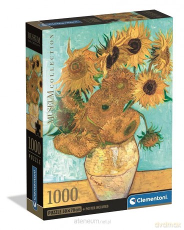 CLEMENTONI 1000 el. Museum Van Gogh: Sun Flower [PUZZLE]