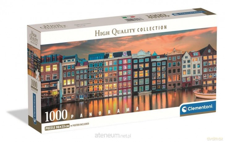 CLEMENTONI 1000 el. Panorama Bright Amsterdam [PUZZLE]