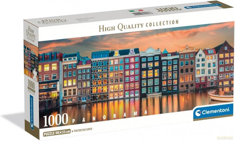 CLEMENTONI 1000 el. Panorama Bright Amsterdam [PUZZLE]
