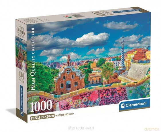 CLEMENTONI 1000 el. Park Guell, Barcelona [PUZZLE]