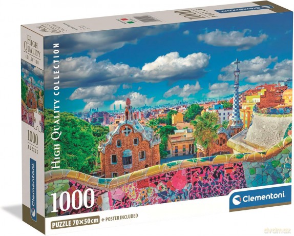 CLEMENTONI 1000 el. Park Guell, Barcelona [PUZZLE]