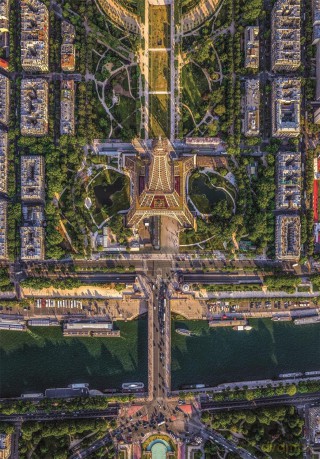 CLEMENTONI 1500 el. Flying Over Paris [PUZZLE]
