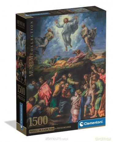 CLEMENTONI 1500 el. Museum Raphael, Transfiguration [PUZZLE]