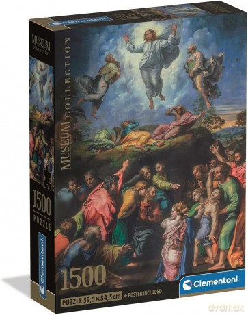 CLEMENTONI 1500 el. Museum Raphael, Transfiguration [PUZZLE]