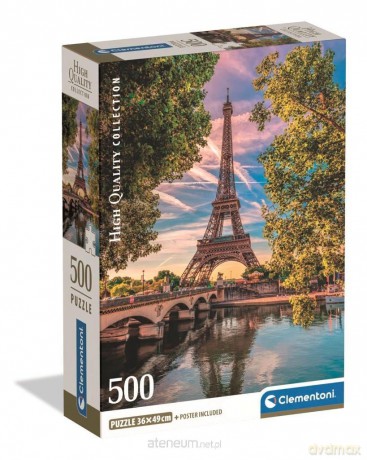 CLEMENTONI 500 el. Along The Seine [PUZZLE]