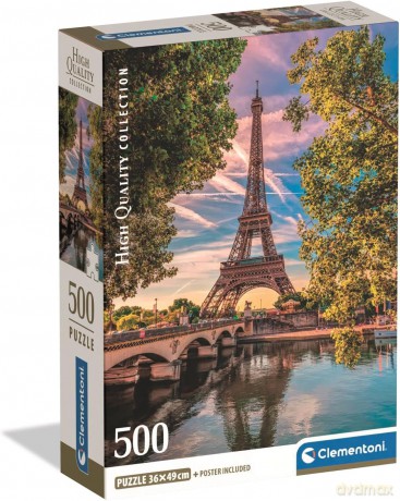 CLEMENTONI 500 el. Along The Seine [PUZZLE]