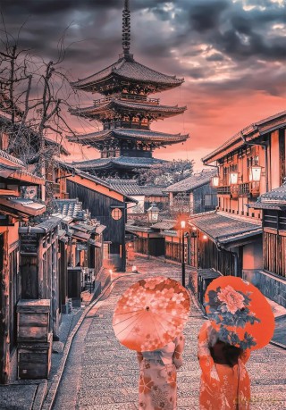 CLEMENTONI 500 el. Evening In Kyoto [PUZZLE]