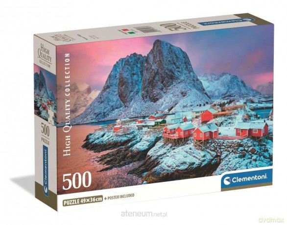 CLEMENTONI 500 el. Hamnoy Village [PUZZLE]