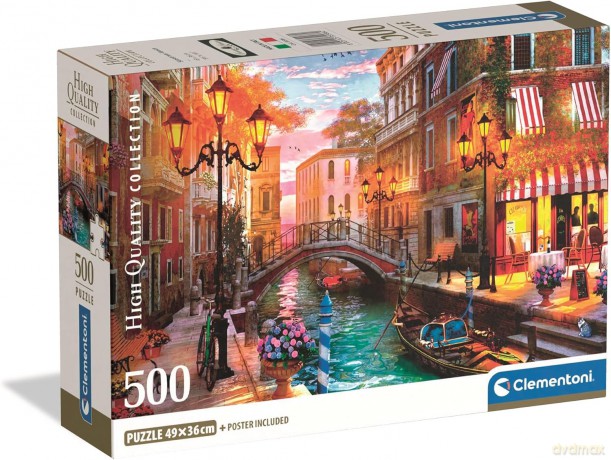CLEMENTONI 500 el. Sunse Over Venice [PUZZLE]