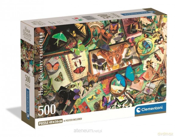 CLEMENTONI 500 el. The Butterfly Collector [PUZZLE]