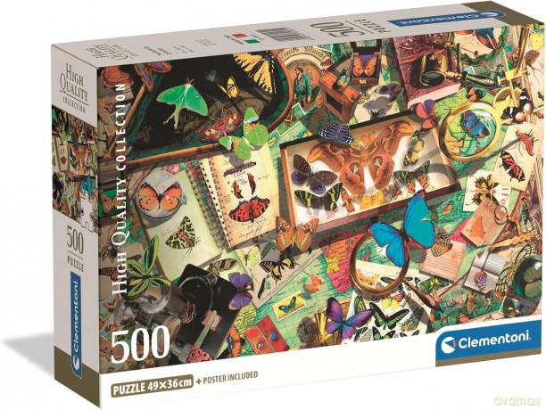 CLEMENTONI 500 el. The Butterfly Collector [PUZZLE]