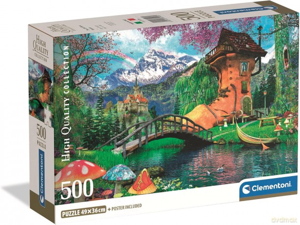 CLEMENTONI 500 el. The Old Shoe House [PUZZLE]