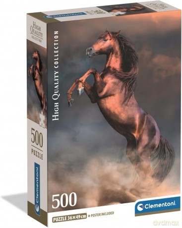 CLEMENTONI 500 el. Wild Red Stallion [PUZZLE]