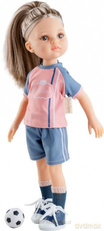 Cudowna hiszpańska lalka Monica Futbolista 32 cm