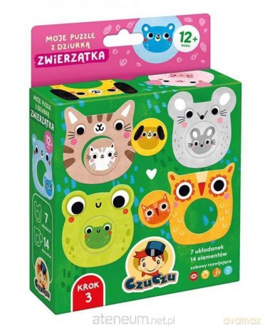 CzuCzu Moje puzzle z dziurką Zwierzątka [PUZZLE]