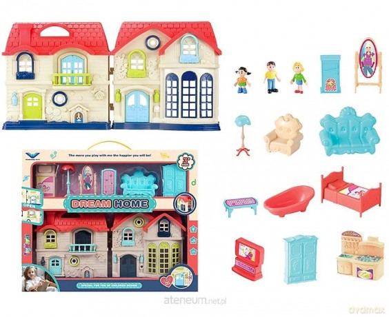 Domek dla lalek z mebelkami
