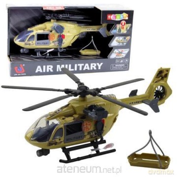 Helikopter wojskowy + hak + nosze + światła 1:14