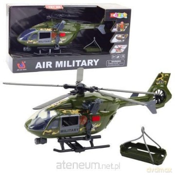 Helikopter wojskowy hak + nosze + światło 1:12