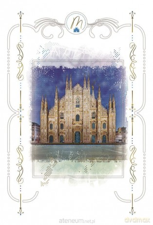 Karnet 12x18 cm + koperta Katedra Duomo Mediolan