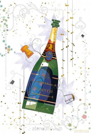 Karnet 12x18 cm + koperta Prosecco