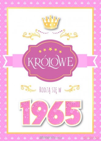 Karnet Urodziny 60