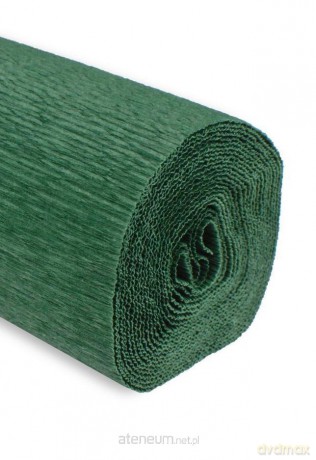 Krepina 50x250 cm 180g ciemna zielona