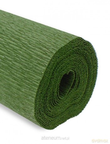 Krepina 50x250 cm 180g ciemna zielona