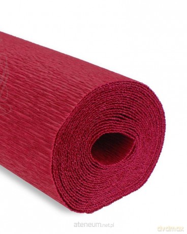Krepina 50x250 cm 180g czerwona ciemna