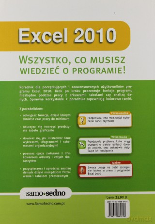 Samo Sedno - Excel 2010 [KSIĄŻKA]
