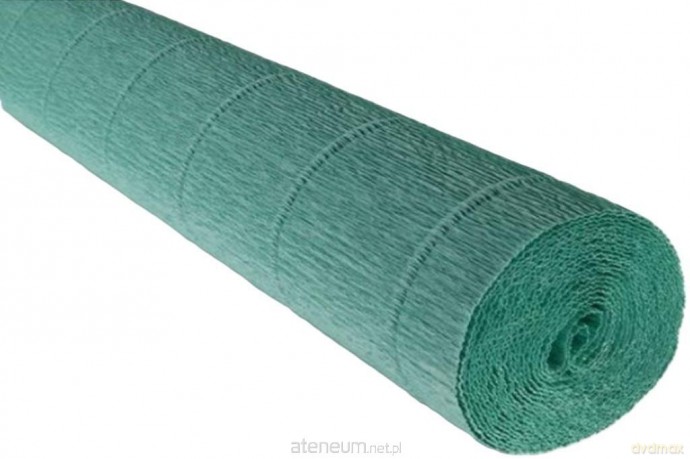 Krepina 50x250 cm 180g turkusowa
