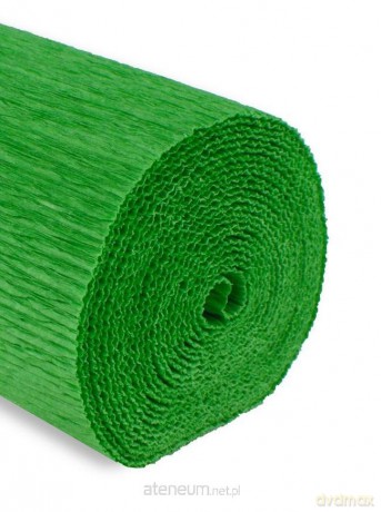 Krepina 50x250 cm 180g zielona popularna intensywna