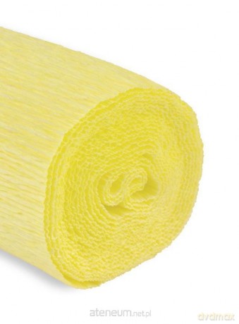 Krepina 50x250 cm 180g żółta jasna