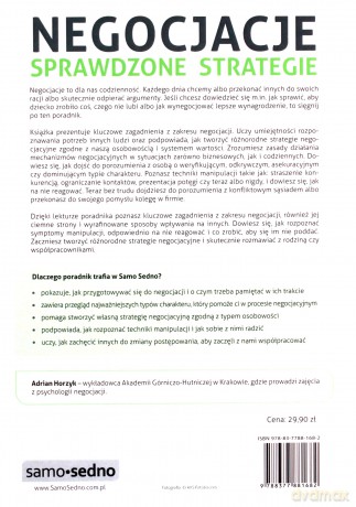 Samo Sedno - Negocjacje. Sprawdzone strategie [KSIĄŻKA]