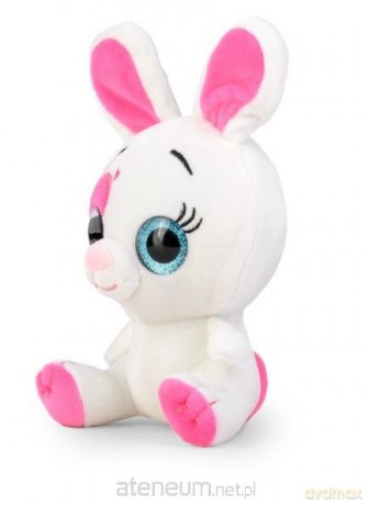 Maskotka królik biały 16 cm