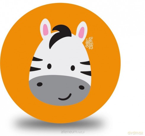 Piłka PVC Sportox Kids 230mm - Zebra