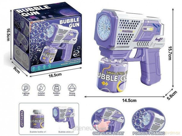 Pistolet do baniek na baterie