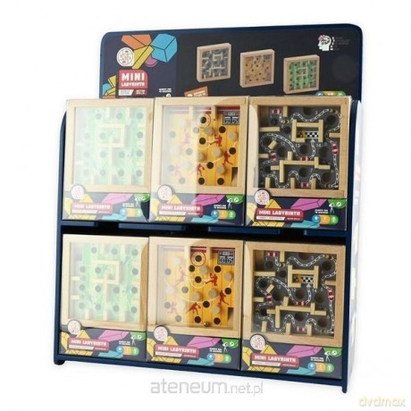 Puzzle IQ drewniany labirynt MIX