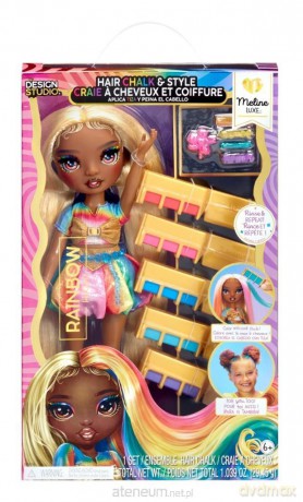 Rainbow High Hair Chalk&Style Doll- Meline (Gold)